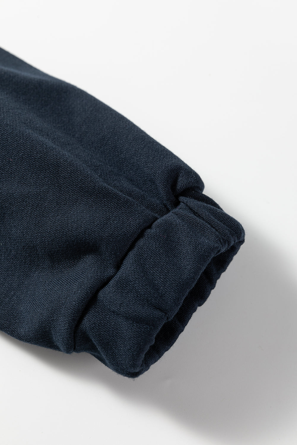 Red Dahlia Color Block Patchwork Half Button Pullover and Shorts 2pcs Outfit