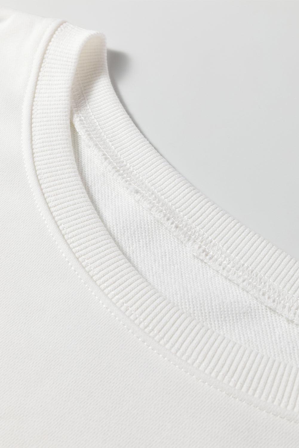 Black Striped Drop Shoulder Round Neck Pullover and Jogger Pants Active Outfit